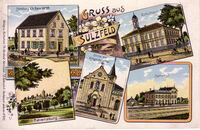 Bahnhof-Postkarte